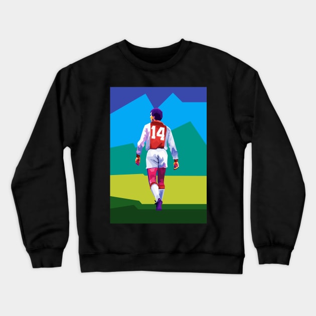 Johan Cruyff Crewneck Sweatshirt by Zet Art